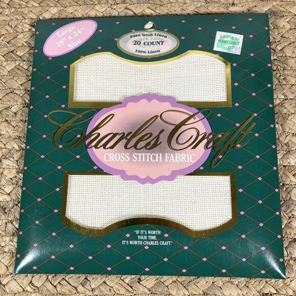 Lot Of‎ 3 Charles Craft Cross Stitch 14ct 20ct Aida Irish Linen - Picture 2 of 10